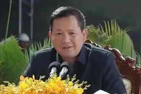 柬埔寨总理洪玛奈视察金边新机场施工进度！预计明年投运！图片