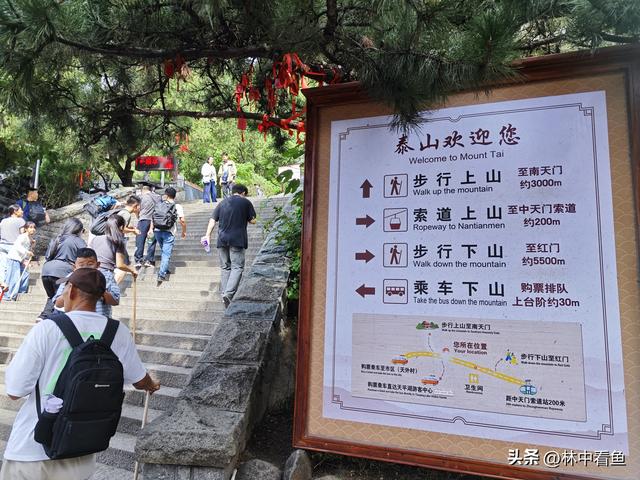 徒步登泰山之二——又是3小时，从中天门到南天门，不累！