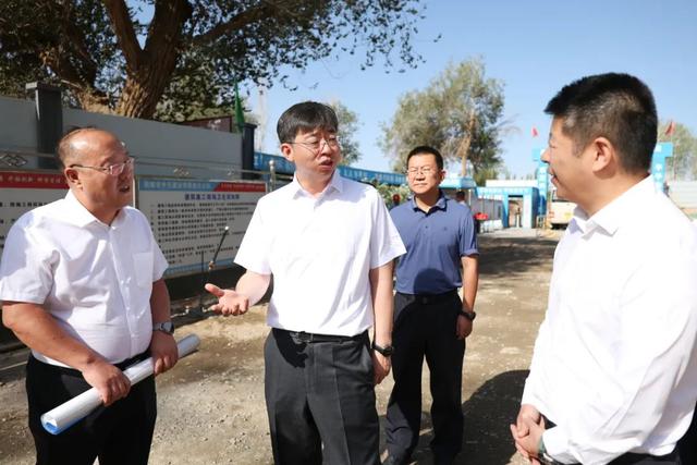 王立奇调研敦煌市城市建设工作