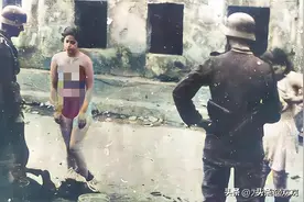 罕见旧照：纳粹将犹太女人衣服扒光，焚尸炉里面伸出一只手图片