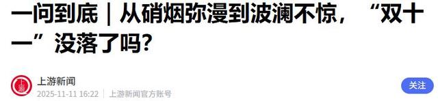双十一没落了？23年销售额1.13万亿	，24年1.44万亿，25年让人惊讶