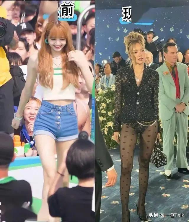 Lisa和继父亲密互动惹争议,二人合影没分寸,继父手搭女儿屁股上