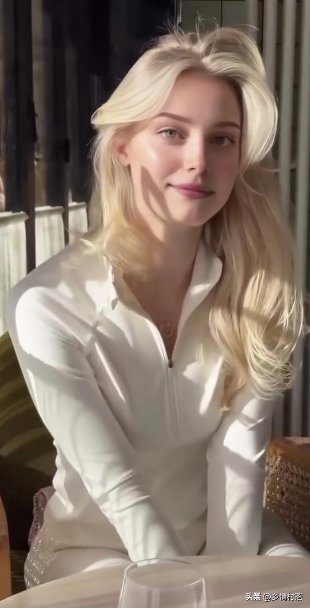 荷兰第一女星，如花般的容颜，笑起来是真的很美