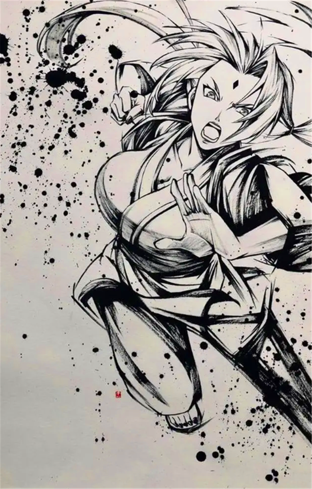 不同画师笔下的火影美图：野原琳变娇羞天使，水墨纲手成熟美丽