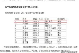 许家父子双双跌落，是对所有开发商的震慑，也是保交楼的关键一步图片