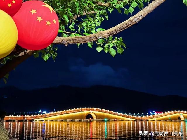滇池开合浮桥｜横卧草海的“金龙”连通两岸