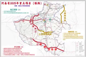 2025年河南铁路大爆发：5条开工，4条续建，2条竣工！图片