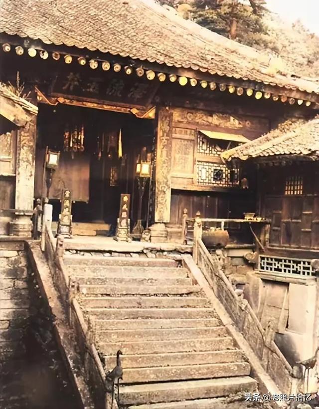 太罕见，90年前德国人拍摄的华山！那时的华山，竟如此壮观？