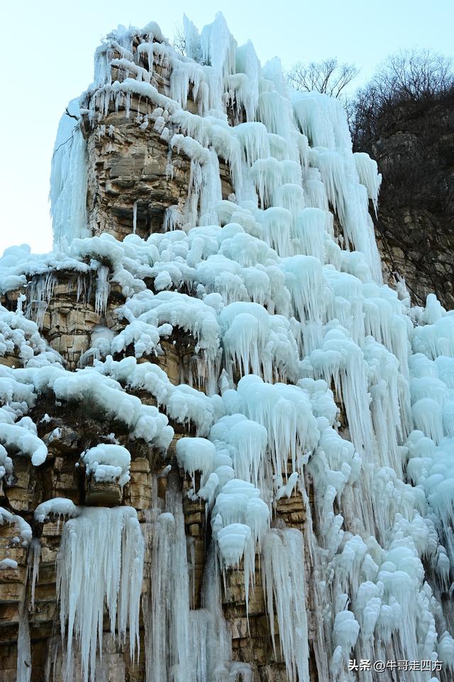 虎峪冰瀑：山谷里的冬日秘境、现实版的冰雪奇缘