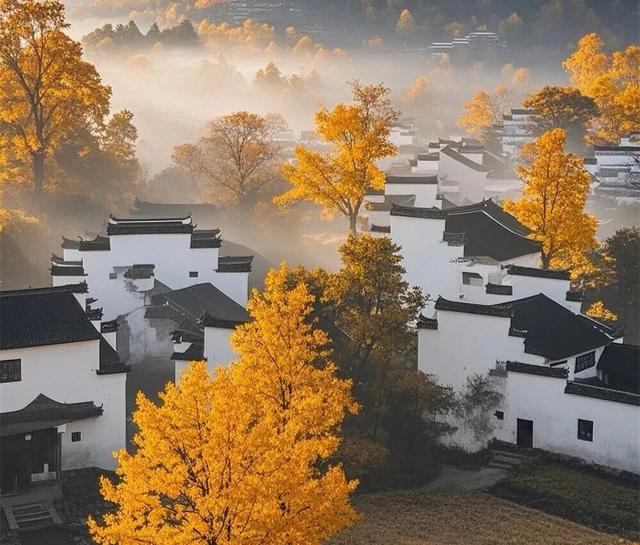 深秋的徽州