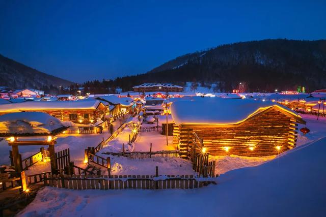 冬季呼伦贝尔海拉尔、阿尔山、满洲里、根河不冻河、漠河、北极村