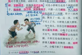 五年级语文下，第五单元13课《人物描写一组》课堂笔记+课堂解析图片