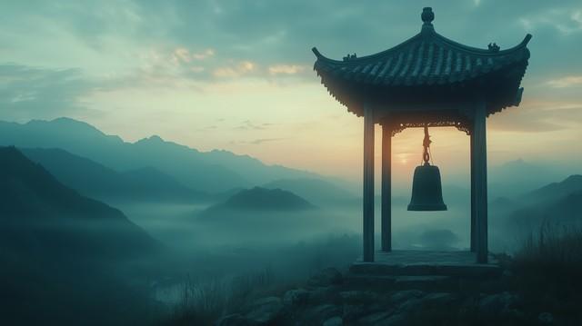 古寺钟声常入耳，下联该如何对？千年智慧治愈现代人焦虑