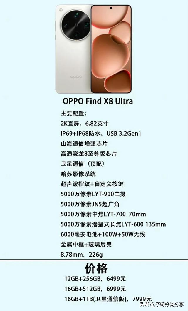 颠覆认知！OPPO Find X9 Ultra首发双2亿影像：10倍变焦能拍清毛孔