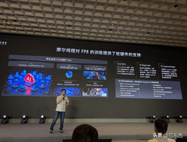 摩尔线程技术分享日干货！原生支持FP8、DeepSeek R1推理加速150%