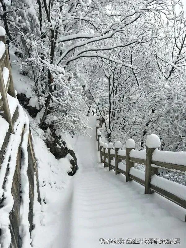 来汉中近郊这个赏雪秘境,等一场银装素裹的治愈盛景!