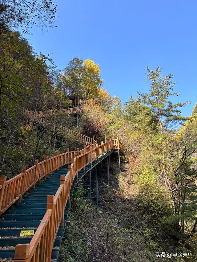 秋日徒步穿越大墩峡，看落叶纷纷