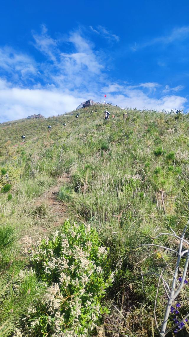 爬拉萨南山公园