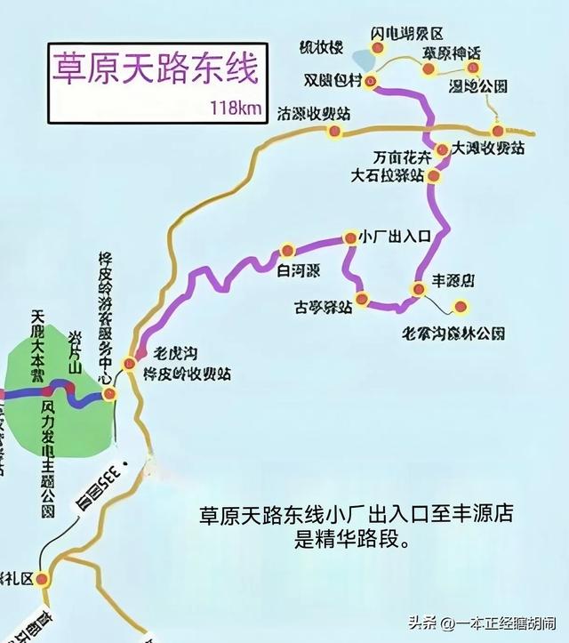避暑坝上草原天路导航指南