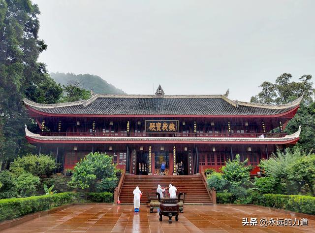 峨眉山万年寺， 白水秋风 圣寿万年