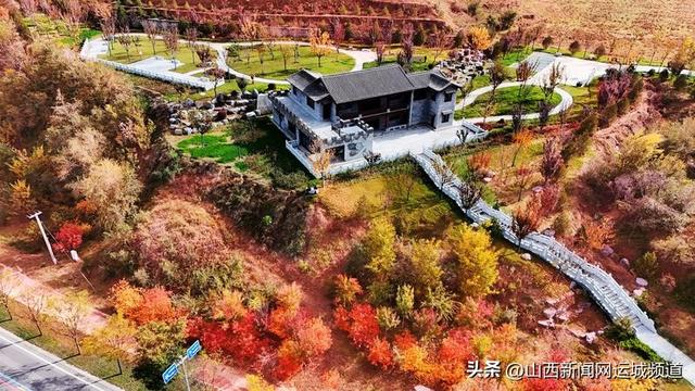 万荣县：汾河岸畔景色美