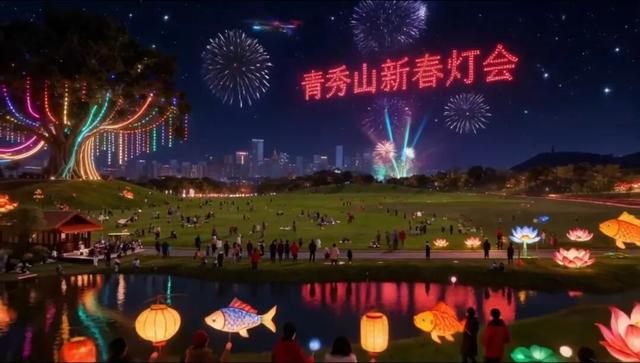 青秀山2026年新春灯会2月6日开始，高品质高观赏，欢迎大家到青秀山红红火火过大年！