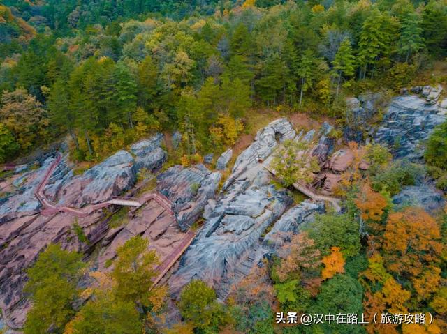 汉中这处红叶已进入最佳观赏期