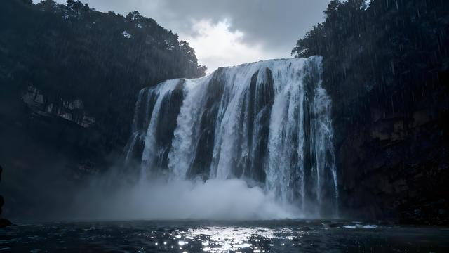 下雨建议去黄果树瀑布吗？雨润飞瀑：黄果树的水墨交响诗
