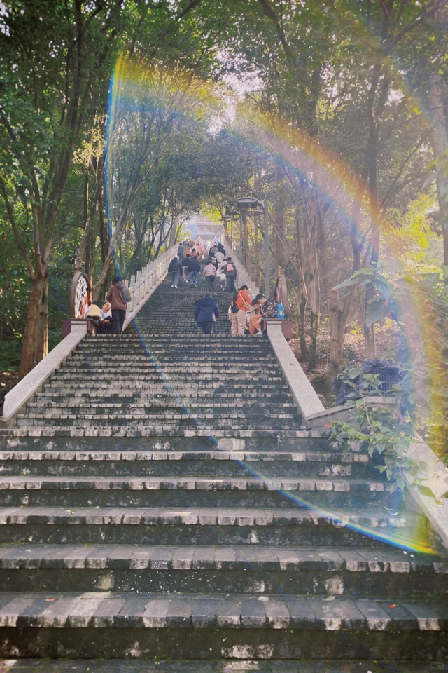 成都地铁直达！被低估的小众徒步秘境，10元斋饭好吃吃到撑