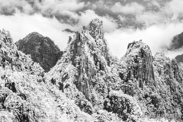 黄山雪景