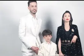 罗兰多再婚新欢全家福曝光，网友：太漂亮了！助理回应短剧争议！图片