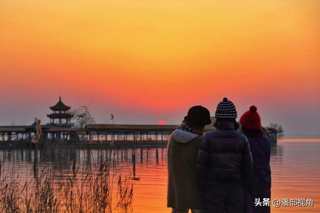 无锡太湖边上董坞里，看日落的好地方