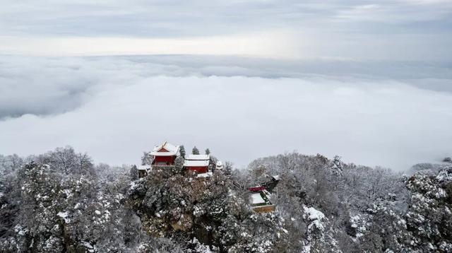 航小天带你看长安 | 雪落终南，千年诗意向云端！