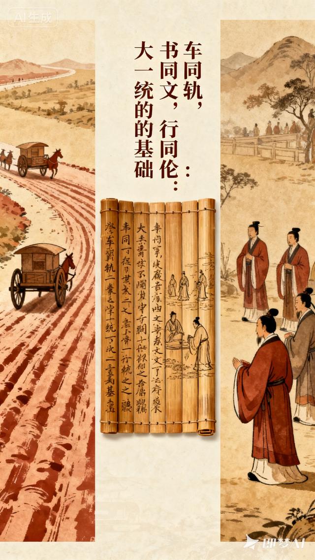 车同轨，书同文，行同伦：千年大一统的秘密密码！文字的传奇故事