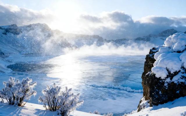 长白山冬日限定:冰封天池、雾凇魔界,一场与天地对话的旅程