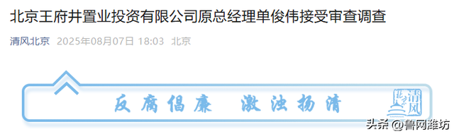 刚刚卸任，杜树杰官宣被查！北京市纪委监委，李建军、单俊伟被查！