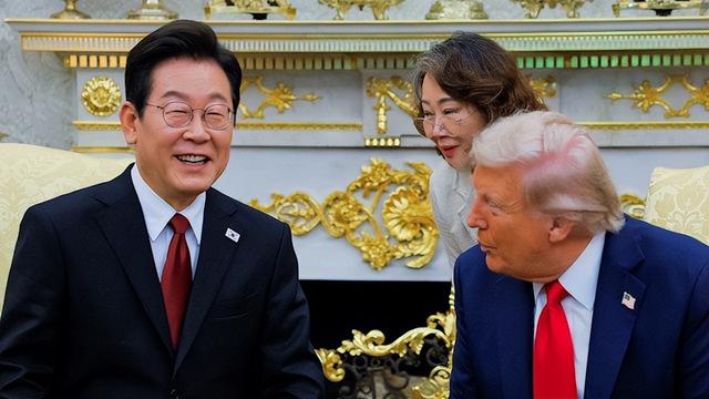 面见特朗普，李在明一语惊人：期待有一天，您能在朝鲜打高尔夫球