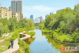 水润乌鲁木齐——河湖生态行全媒体系列报道丨再生水漾和平渠图片