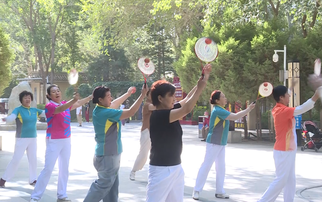 敦煌沙州乐园：夏日晨练好去处
