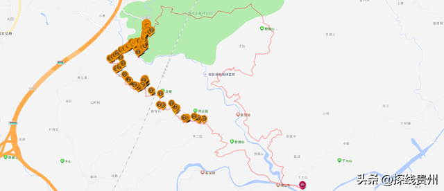 环城贵阳下坝古道凤凰山林场相思河盘龙山普渡大沟水东普渡越野线