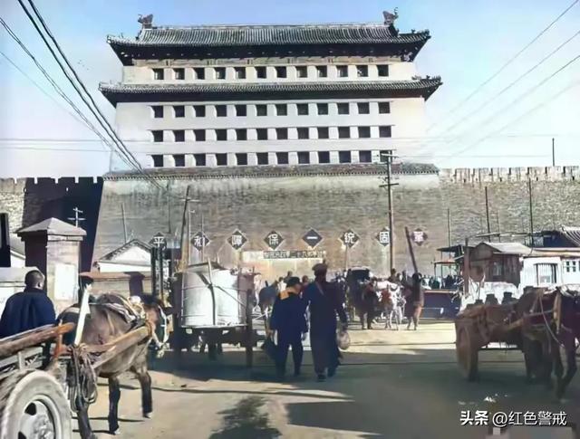 1923年，一名瑞典人来到中国，拍到了完整的北京城墙！太壮观了