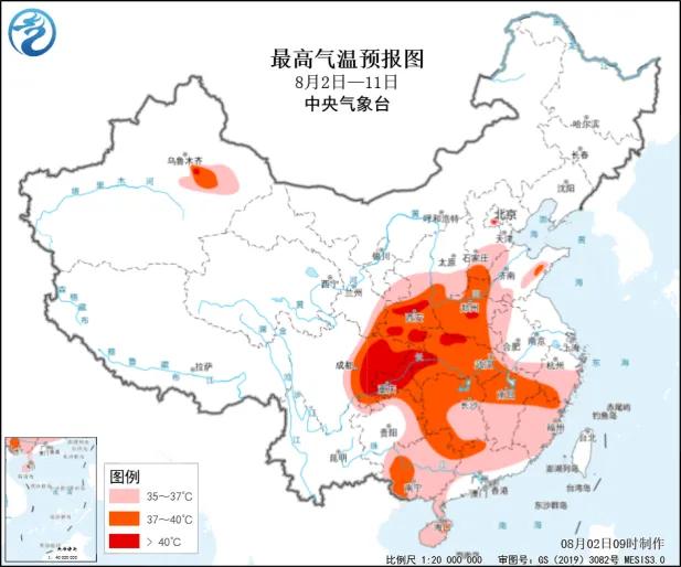 本轮强降雨中心已定，明日8月4日天气，大暴雨特大暴雨分布如下