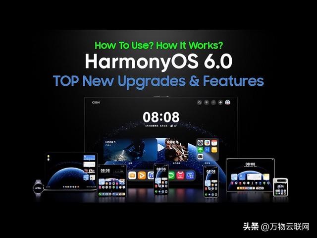 华为HarmonyOS 6 UI升级发布：HarmonyOS 6新功能详解