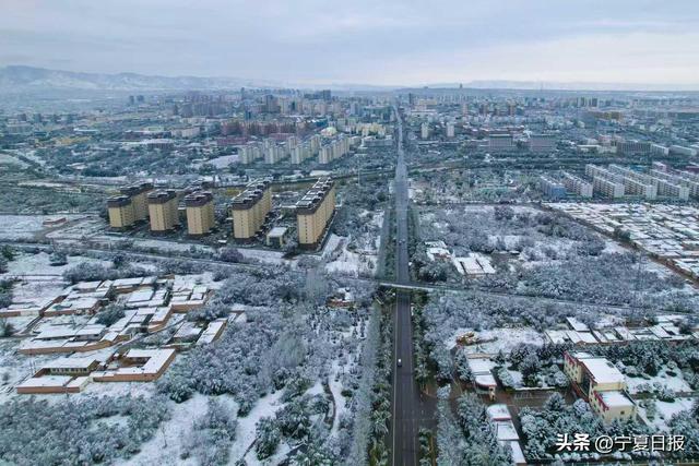 固原首场秋雪奏响季节交响曲 这是一次秋与冬的诗意碰撞