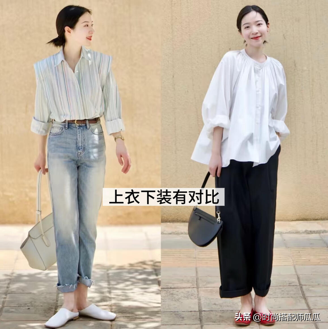 女人一旦过了40岁，尽量少穿T恤，太廉价！换成这3种夏衫更时髦