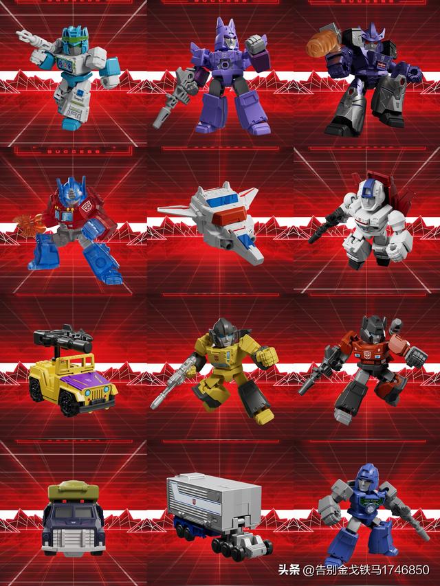 端盒“布鲁可积木人”变形金刚星辰版第5弹白刃破晓，12人物展示