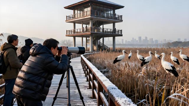 铜都霜染江天阔 银杏风吟入画来——安徽铜陵初冬
