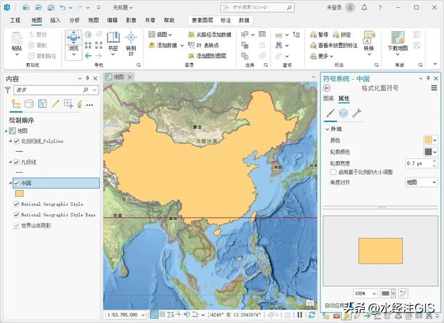手把手教你给地图添加北回归线