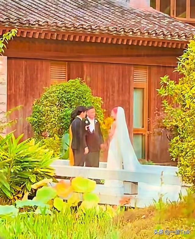 刘欢34岁女儿大婚！新娘打扮掉价，女婿长相普通，刘欢强颜欢笑
