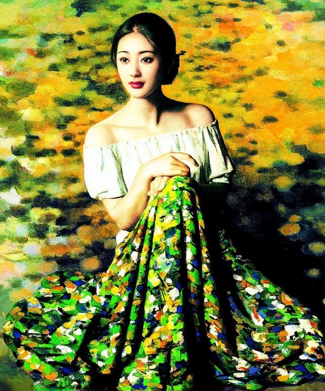 他画了一幅“裸女图”，被盗版超两千万次，有人专门画了抹胸